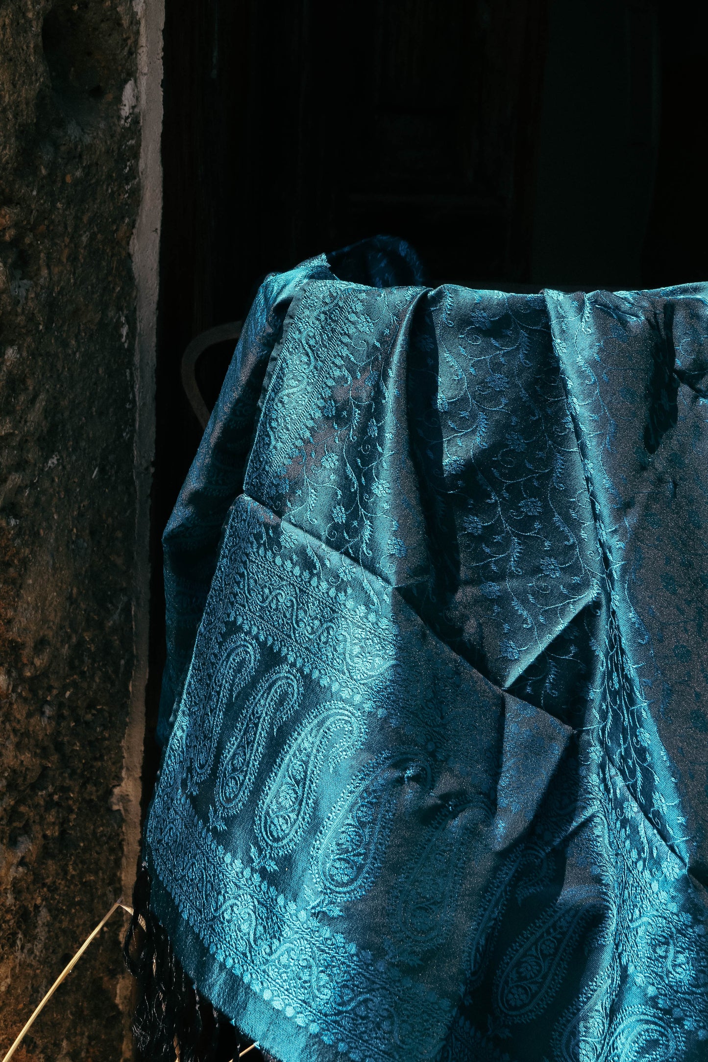 Foulard Hari #048 blu e nera