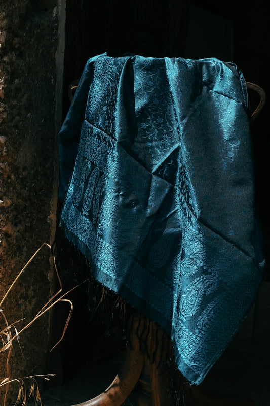 Foulard Hari #048 blu e nera