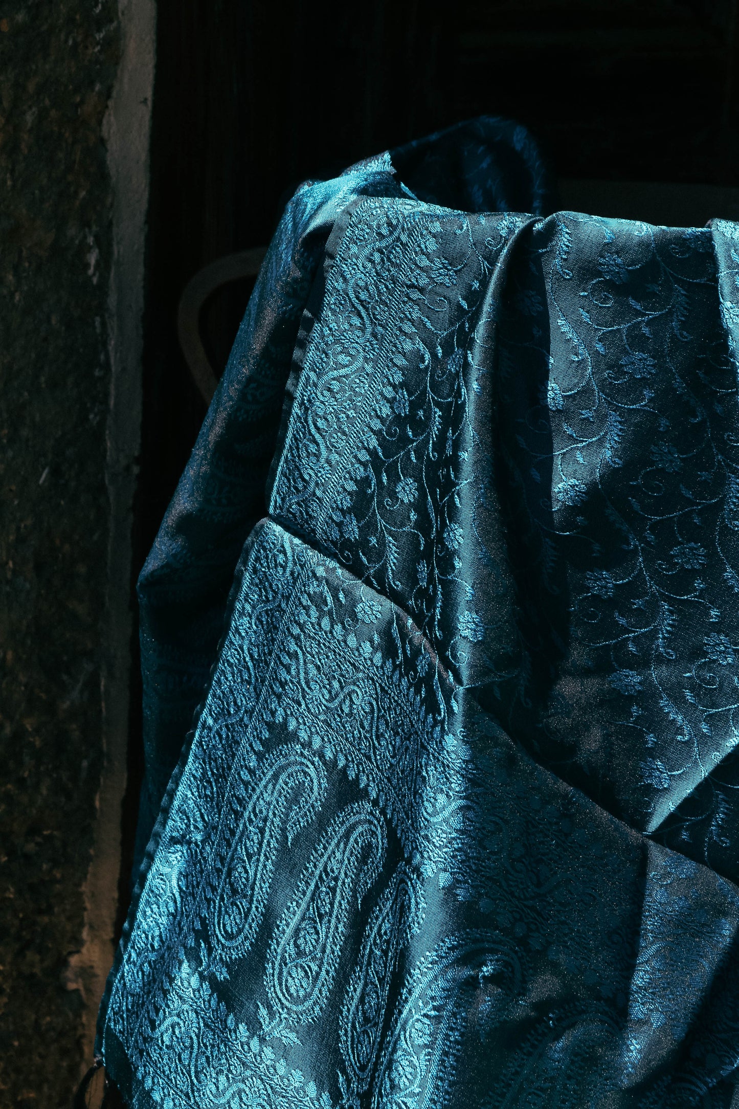 Foulard Hari #048 blu e nera