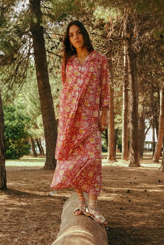 Camicione Shani Lampone
