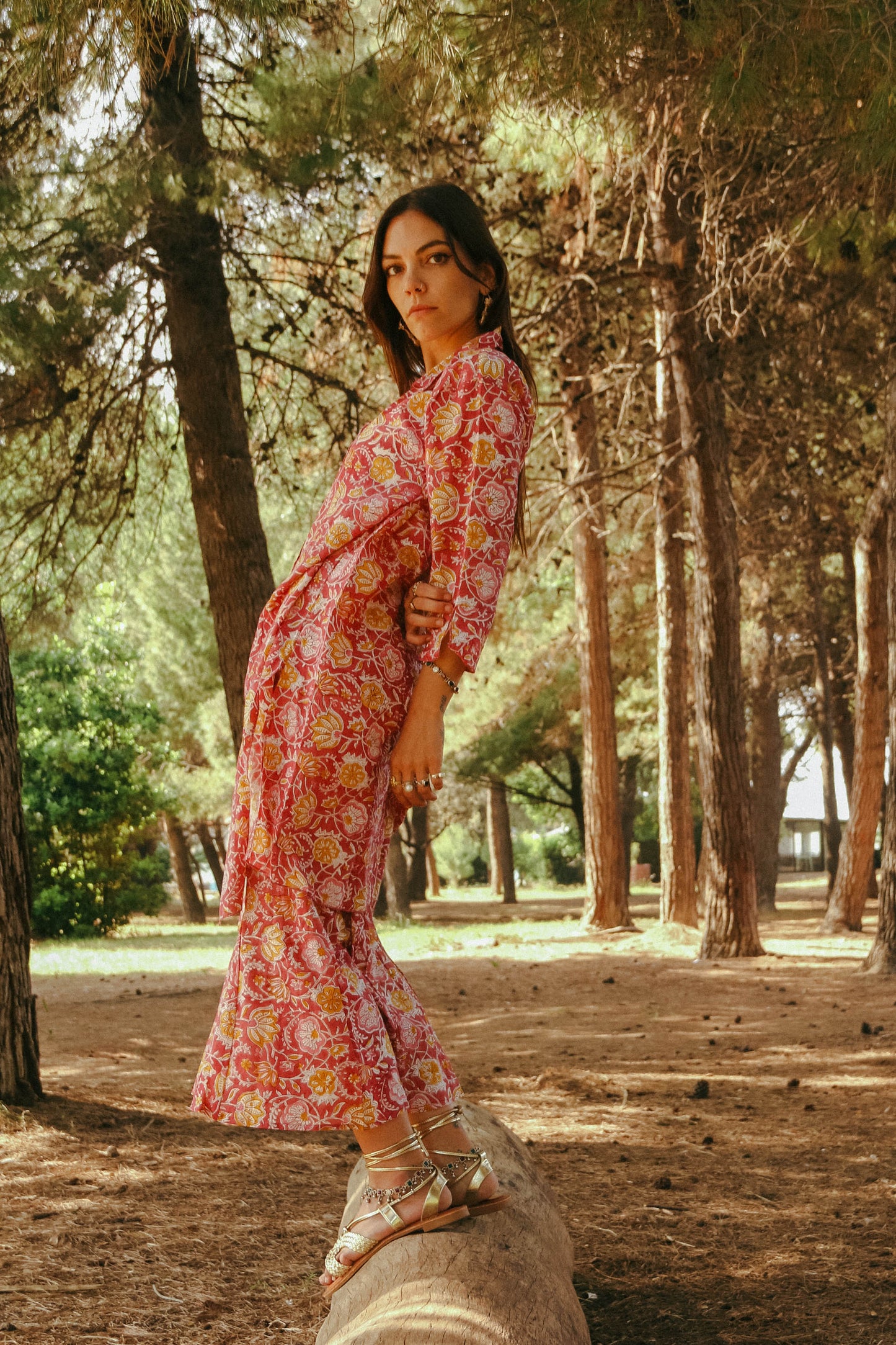 Camicione Shani Lampone