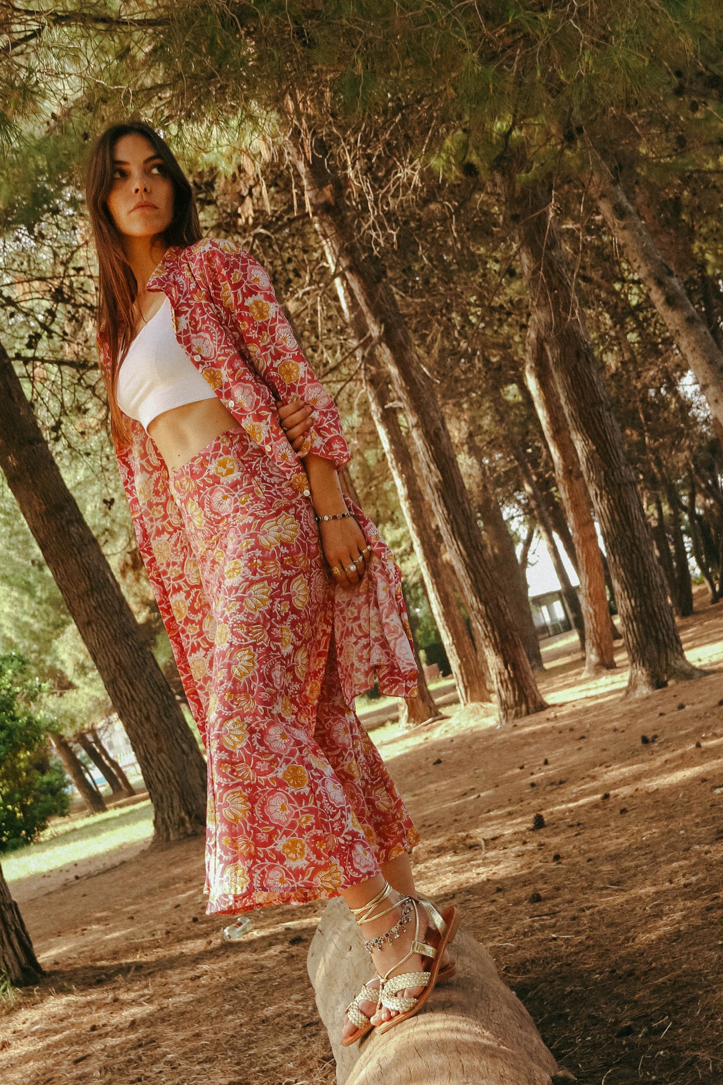 Camicione Shani Lampone