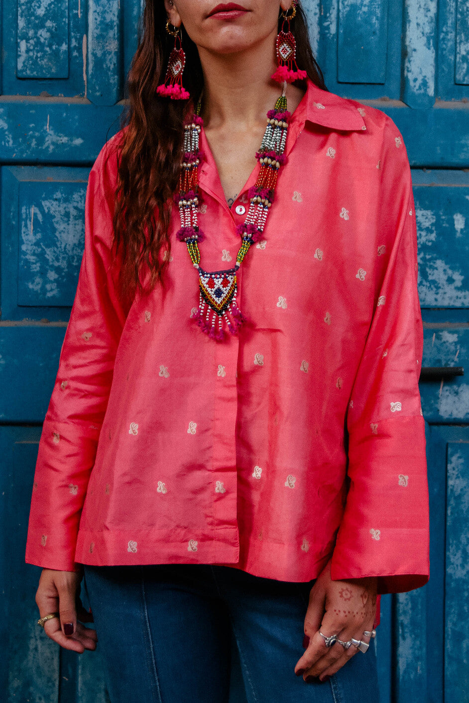 Zari shirt Corallo