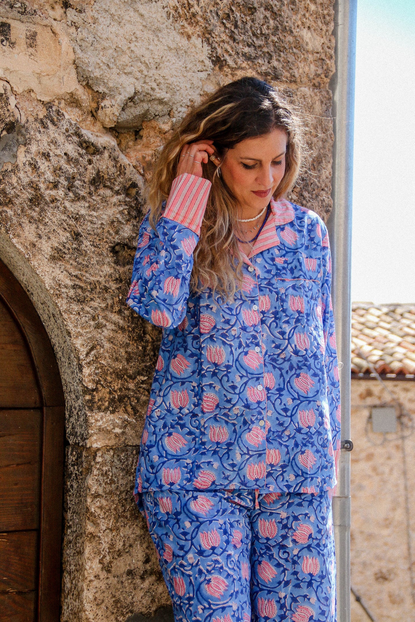 Pigiama Azzurro e Rosa