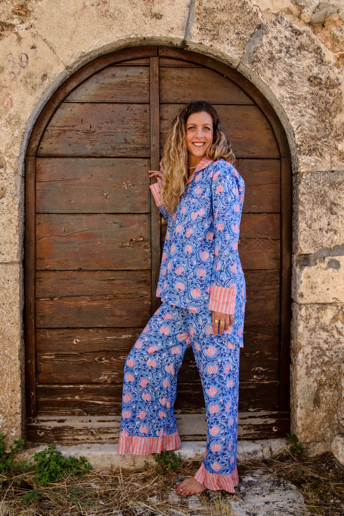 Pigiama Azzurro e Rosa