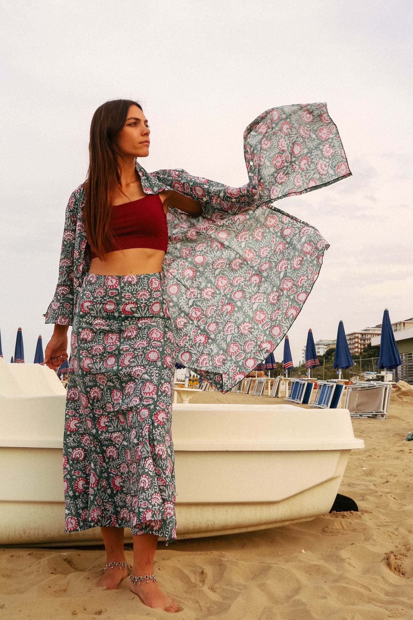 Camicione Shani Rosmarino