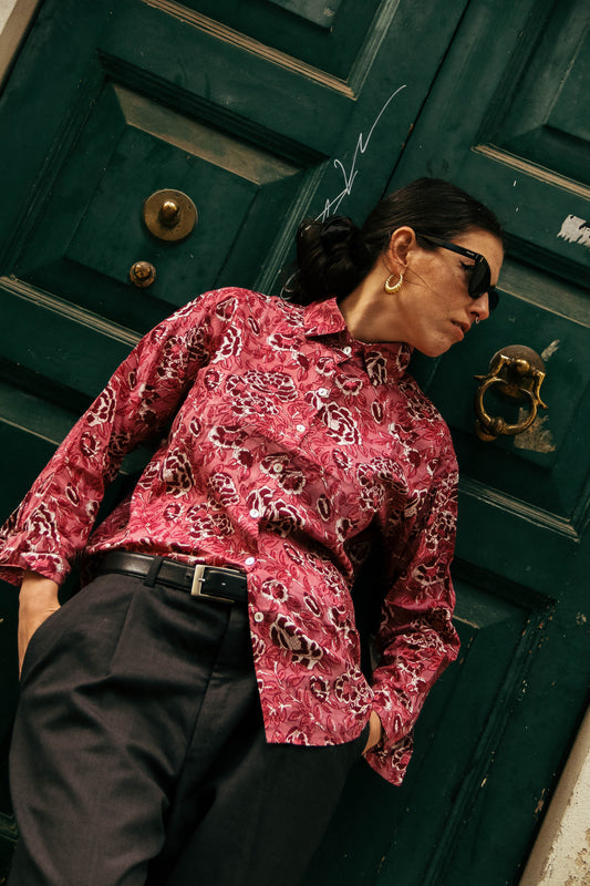 Camicia Aisha Toni del Viola