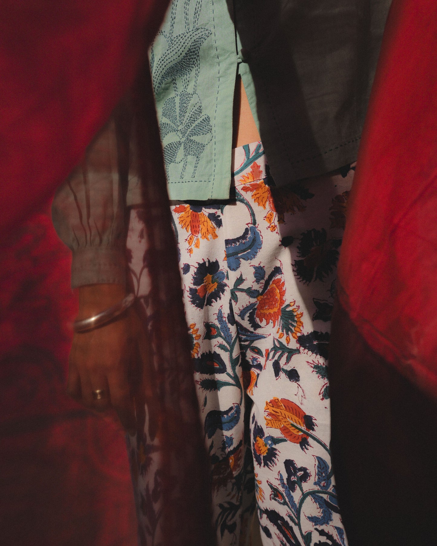 Pantalone Kamal Bianco