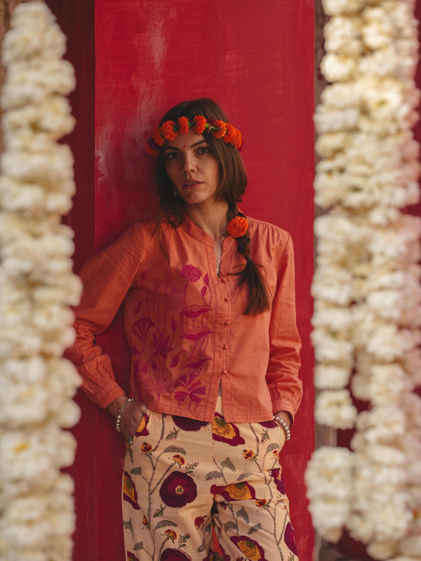 Camicia Vasant Corallo