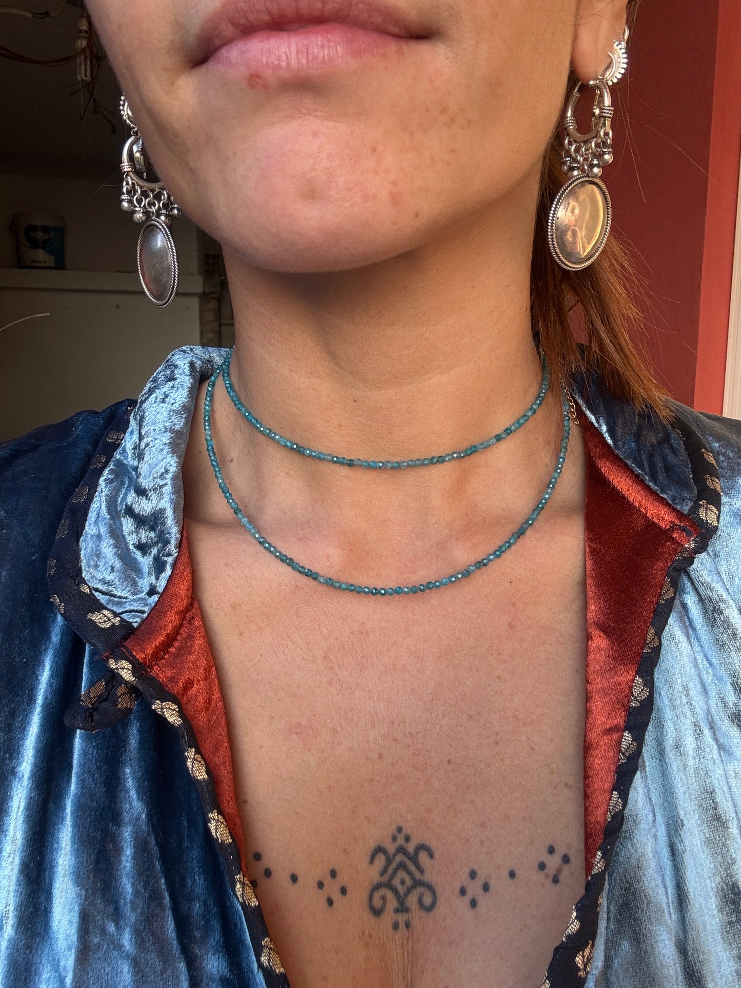 Collana Apatite Neon