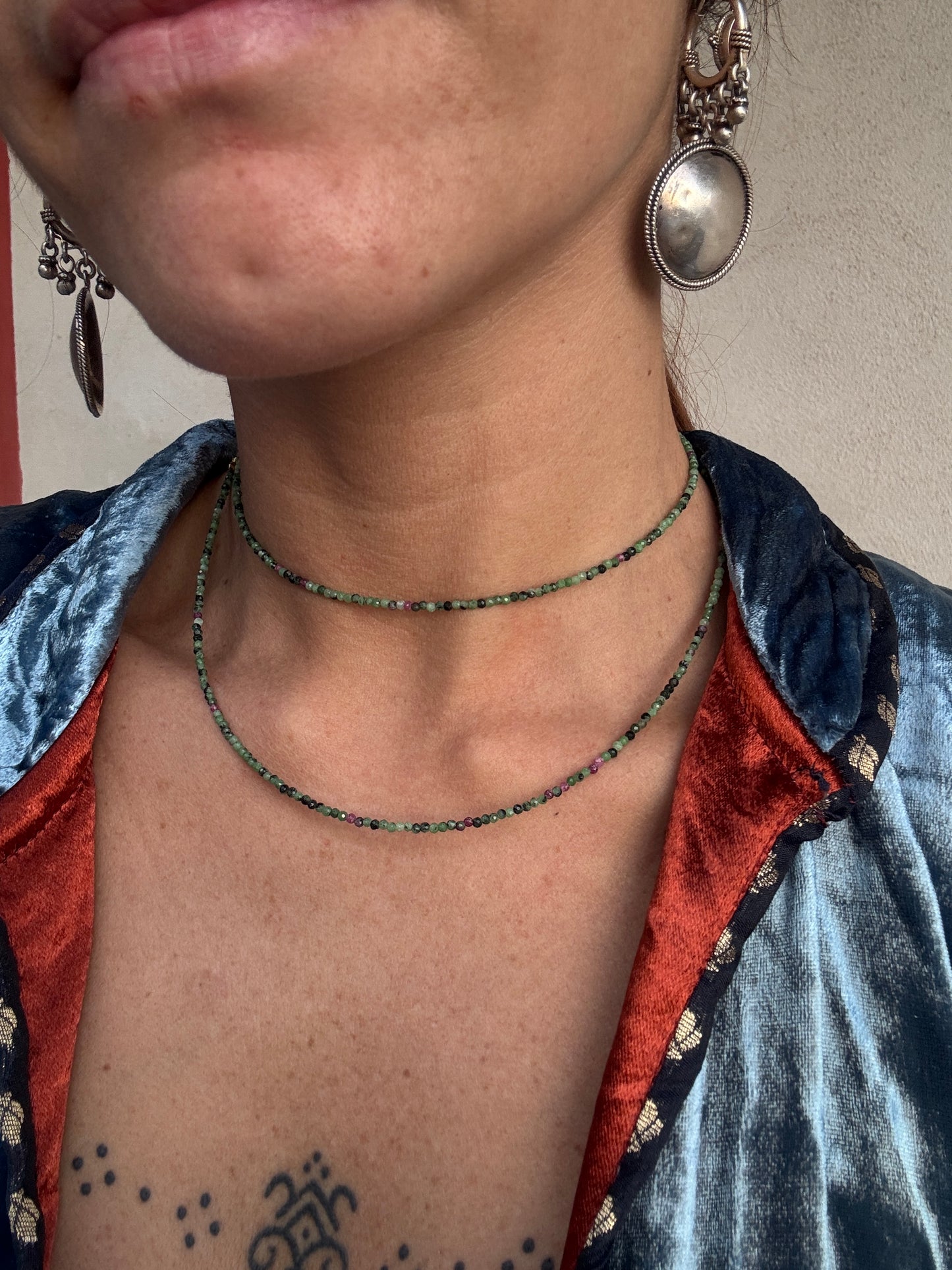 Collana Rubino Zoisite