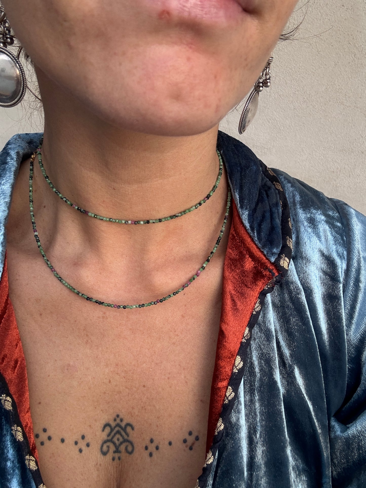 Collana Rubino Zoisite